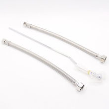 Load image into Gallery viewer, Signature Hardware Melanie Widespread Faucet with Metal Cross Handles and Drain