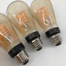 Load image into Gallery viewer, 3-PACK Philips Hue Dimmable Warm White Vintage Smart ST19 Edison Bulb, Bluetooth