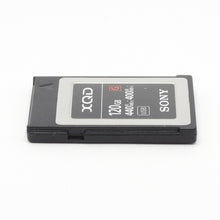 Load image into Gallery viewer, Sony Memory Card 120GB XQD G Series 440mb/s Read 400mb/s Write (QD-G120F/J)