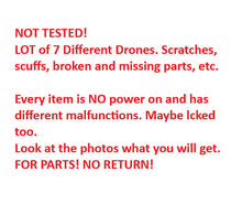 Load image into Gallery viewer, LOT of 7 Different Drones for PARTS!