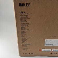 Load image into Gallery viewer, KEF LSXII Wireless Bookshelf Speakers (Pair) - Cotton White