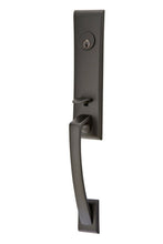 Load image into Gallery viewer, Apollo Entry Set, Poseidon Handle, Single Cyl. Flat Blk. LH