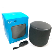 Load image into Gallery viewer, Amazon P5B83L 100W Echo Sub Wireless Speaker Charcoal w/ Power Cord