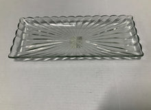 Load image into Gallery viewer, Martha Stewart Collection Glass Rectangle Platter Clear 14 x 6 INCH