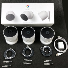 Load image into Gallery viewer, Google Nest Cam Outdoor/Indoor Wireless Security Camera 3-Pack