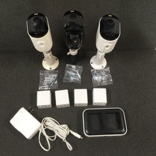 Load image into Gallery viewer, Arlo Pro 4 VMC4041P Spotlight Indoor/Outdoor Camera w/ Mount (Set of 3)