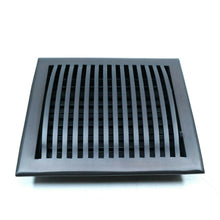 Load image into Gallery viewer, Signature Hardware Dome Floor Register w Louvers 8" x 10" (Oil Rubbed Bronze)