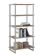 Load image into Gallery viewer, Realspace® Trezza 60"H 4-Shelf Bookcase, Light Oak