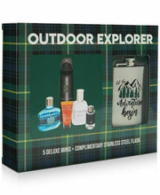 Load image into Gallery viewer, Outdoor Explorer Men Stainless Flask (6-Pc Sampler Gift)