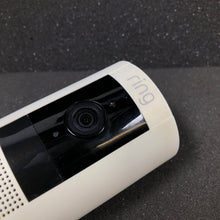 Load image into Gallery viewer, Ring Stick Up Cam Plug-In White Outdoor Battery Security Camera