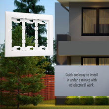 Load image into Gallery viewer, TayMac A3000W Allure Nonmetallic Wallplate Frame with Gang, White