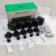 Load image into Gallery viewer, BLINK Outdoor 4 (4th Gen) 5-Camera Security System w/ Sync Module Core