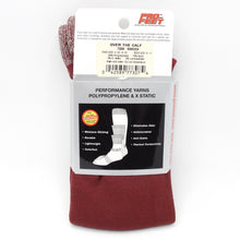 Load image into Gallery viewer, Pro Feet Multi-Sport Odor Control Over-the-Calf Socks Medium (9-11) 730M Maroon