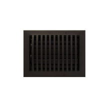 Load image into Gallery viewer, Signature Hardware Dome Floor Register w/ Louvers 8" x 10" (Bronze) DOM-810-BP