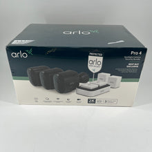 Load image into Gallery viewer, Arlo - Pro 4 Spotlight Camera Security Bundle - Black NEW! SEALED!