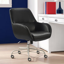 Load image into Gallery viewer, Tommy Hilfiger Forester Leather Office Chair Gray