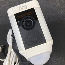 Load image into Gallery viewer, Ring 5L5C4T Spotlight Security Camera Plugged-In HD Wired - White