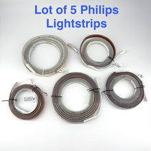 Load image into Gallery viewer, LOT OF 5 Philips Hue Solo Smart LED Lightstrips ISSUES