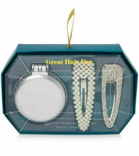 Load image into Gallery viewer, TwelveNYC Great Hair Day Travel Brush & Two Hair Clips Gift Set (3 items)