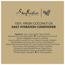 Load image into Gallery viewer, SheaMoisture Daily Hydrating Conditioner 100% Virgin Coconut (19.5 oz / 577 ml)