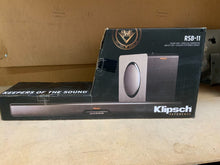Load image into Gallery viewer, Klipsch RSB-11 Sound Bar and Subwoofer Wireless 4K pass Bluetooth Black