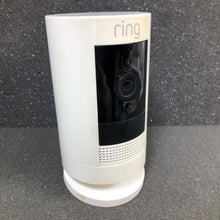 Load image into Gallery viewer, Ring Stick Up Cam Plug-In White Outdoor Battery Security Camera
