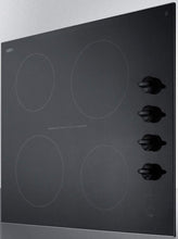 Load image into Gallery viewer, Summit Appliance CR4B242BL 24&quot; Wide 230V 4-Burner Radiant Cooktop in Smooth Euro
