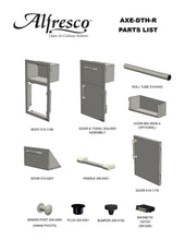 Load image into Gallery viewer, Alfresco Door and Towel Holder Combo (AXE-DTH-R-SC), Right Hinged, 17-Inch
