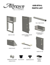 Load image into Gallery viewer, Alfresco Door and Towel Holder Combo (AXE-DTH-L-SC), Left Hinged, 17-Inch
