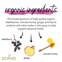 Load image into Gallery viewer, Pukka Organic Herbal Supplements Elderberry Immune Syrup (3.4oz / 100g)

