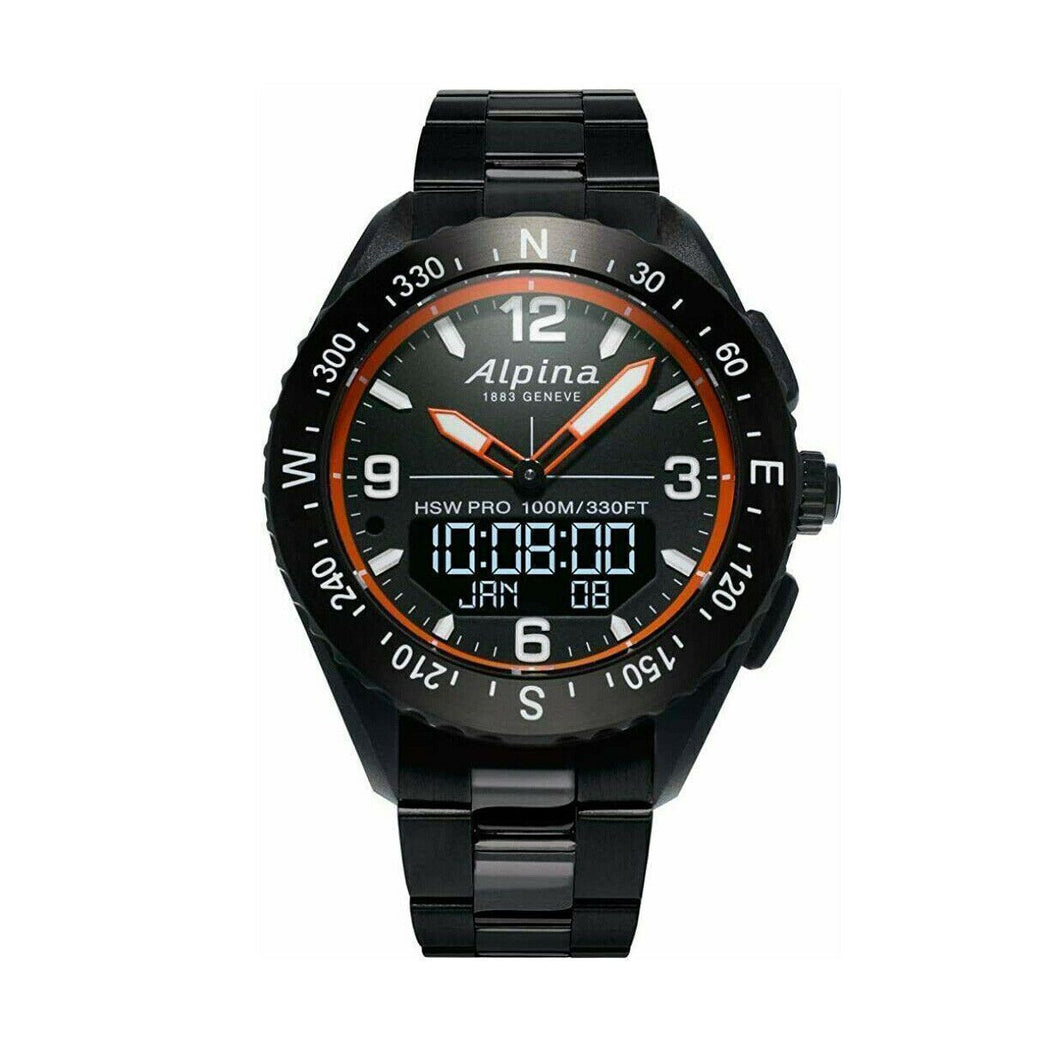 Alpina Men's Quartz AlpinerX Horological Sports Smart Watch 45mm AL-283LBO5AQ6B