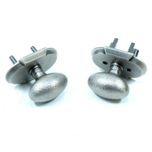 Load image into Gallery viewer, Bertolido Privacy Set - Distressed Antique Nickel 2 3/8" Backset
