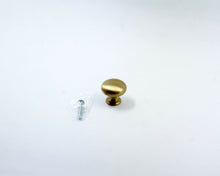 Load image into Gallery viewer, Amerock Hardware Knob 1-1/4" Diameter 32 mm (BP1950BRB) Brushed Brass
