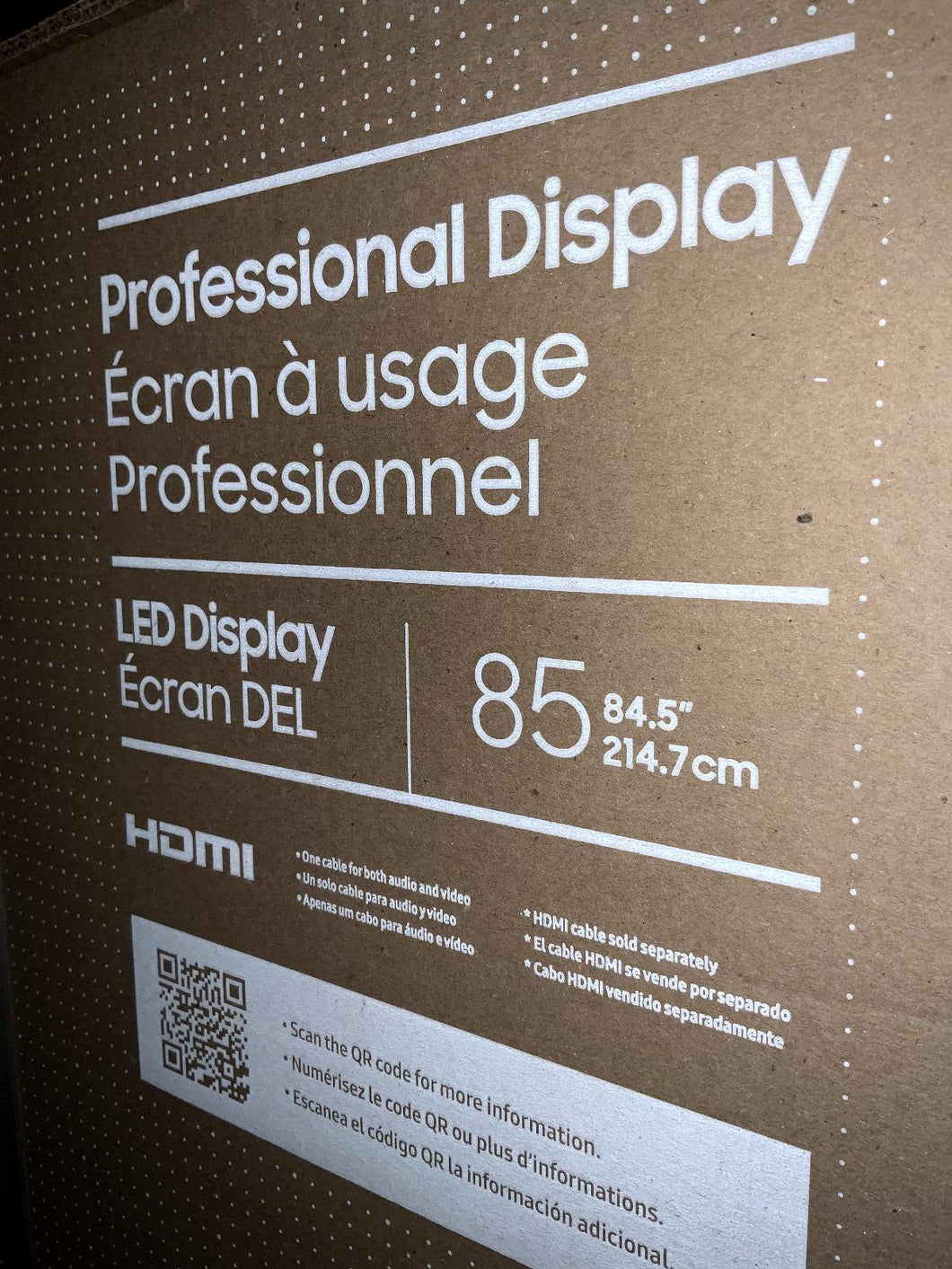 Samsung QB85R-B 85