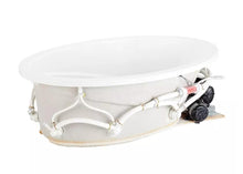 Load image into Gallery viewer, SIGNATURE HARDWARE Galatia 72 x 42 in. Whirlpool Drop-In Bathtub End Drain White
