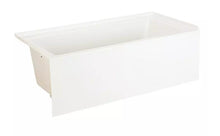 Load image into Gallery viewer, Signature Hardware 60x32&quot; Sitka Acrylic Alcove Soaking Tub Right Drain - Biscuit
