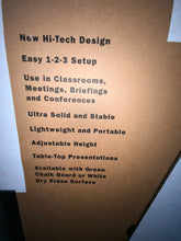 Load image into Gallery viewer, ABILITYONE Easel, Melamine Erase Board, White Single sided Adjustable 41” to 68”
