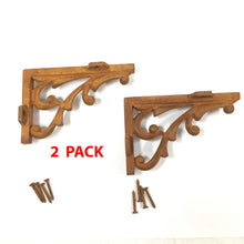Load image into Gallery viewer, Cast Iron Shelf Bracket - Rust - 6 7/8" x 4 1/2" (PACK OF 2)
