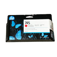 Load image into Gallery viewer, HP 745 130-ml DesignJet Chromatic Red Ink Cartridge, F9K00A
