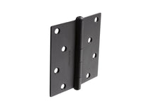 Load image into Gallery viewer, Baldwin 9BR7028-010 Reserve Square Corner Door Hinge 4" (Satin Black)
