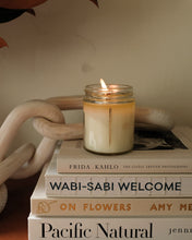 Load image into Gallery viewer, Woodlot Cinder Cozy Cabin Magic Candle Glass Jar (Vetiver Cedar Orange Cinnamon)
