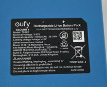 Load image into Gallery viewer, EUFY T8520  Genuine Battery 3.63V 36 Wh for Smart lock  S330/E330/S230 Micro USB
