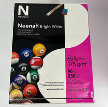 Load image into Gallery viewer, Neenah Printable Multipurpose Card 8.5" x 11" , 4 PACK (1 Box)
