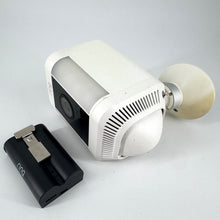 Load image into Gallery viewer, Ring - Spotlight Cam Plus Wireless 1080p Battery Camera White NO MOUNTING PLATE
