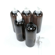 Load image into Gallery viewer, Empty, Transparent, Simple Storage Bottle With Pump, 16.9 oz/500ml (Set of 12)
