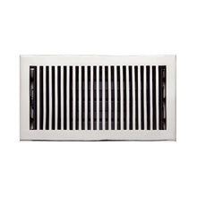 Load image into Gallery viewer, Signature Hardware Dome Floor Register w/ Louvers 8" x 12" (Chrome) DOM-812-CH
