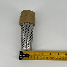 Load image into Gallery viewer, ProFlo 1-1/4" Brass Foot Valve with Stainless Steel Filter - PFXBFVH
