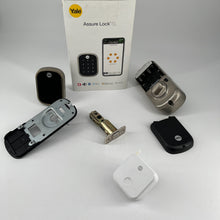 Load image into Gallery viewer, Yale Keypad Smart Deadbolt Lock YRD256-NR-619 Keyless Black/Silver Nickel
