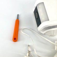 Load image into Gallery viewer, READ Ring Spotlight Cam Plus Plug-In White Outdoor/Indoor Camera NO BATTERY
