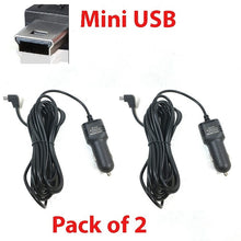 Load image into Gallery viewer, 10ft Mini USB Car Charger Adapter Power Cord for Dash Cam (Good) - 2 PACK

